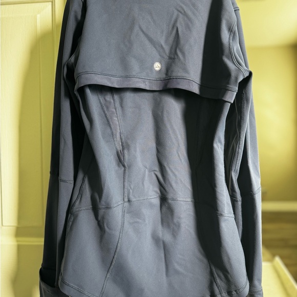 Queenieke Navy Full Zip Jacket with mesh and Thumbholes size small EUC - Picture 7 of 12